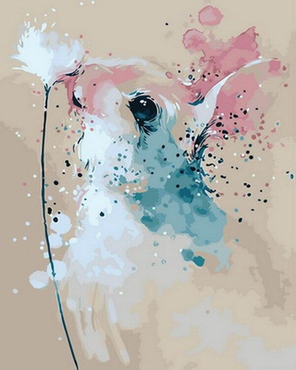Bunny Rabbit Animals Painting By Numbers.png