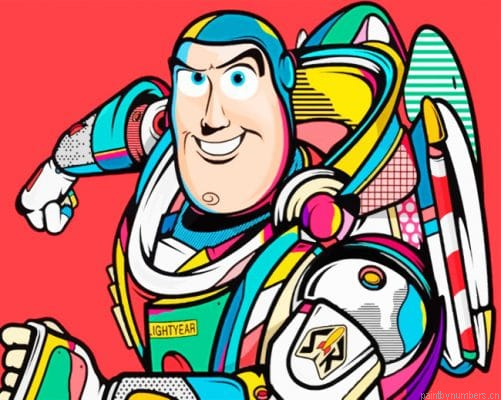 Buzz Lightyear Pop Art Colorful Painting By Numbers.png