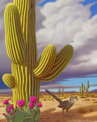Cactus And Bird Painting By Numbers.png
