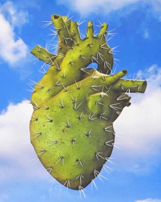 Cactus Heart Painting By Numberss.png