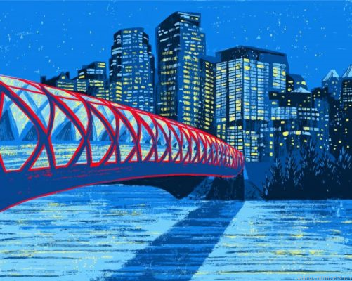 Calgary Buildings Canada Painting By Numbers.png