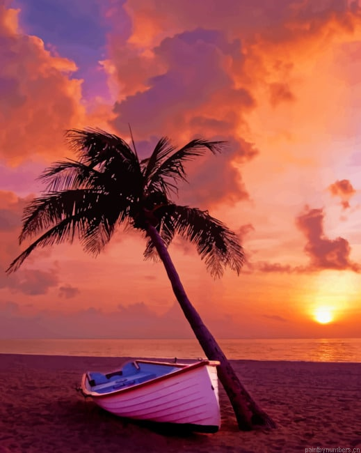 California Palm Tree Landscapes Painting By Numberss.png
