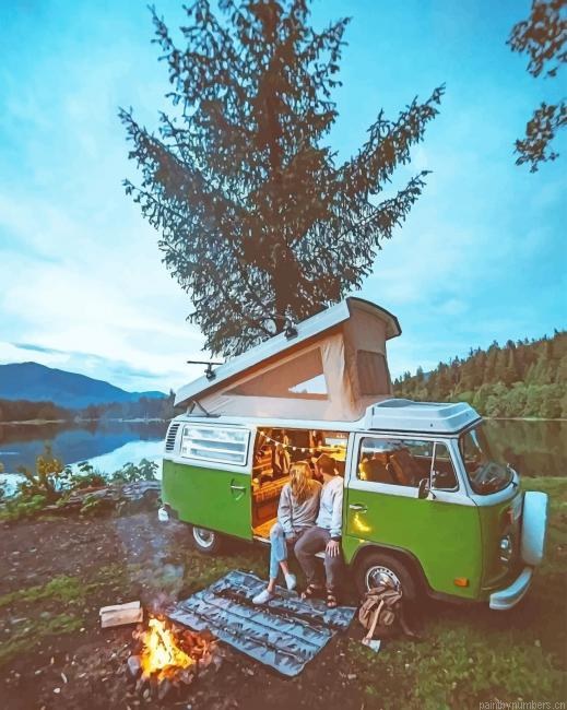 Camping In Van Travel Painting By Numbers.png