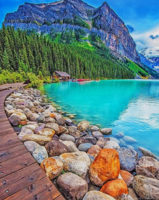 Canada Banff National Park Nature Painting By Numberss.png