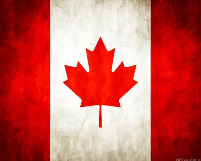 Canada Flag Painting By Numberss.png