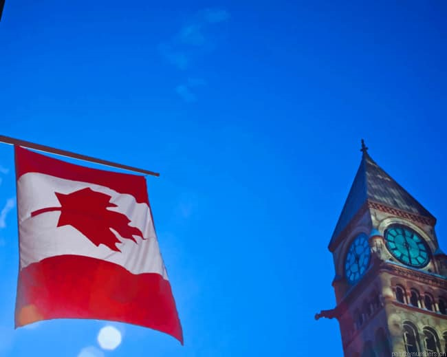 Canada Flag And Tower Painting By Numberss.png