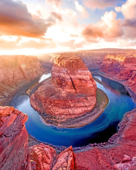 Canyon National Park Landscapes Painting By Numberss.png
