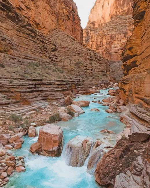 Canyon United States Painting By Numberss.png
