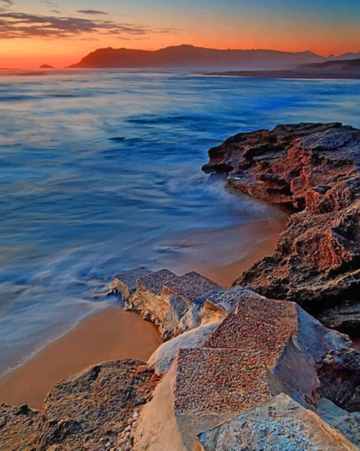 Cape Town Sunset Time Painting By Numbers.png