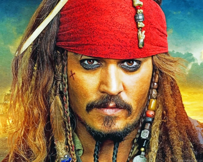 Captain Jack Sparrow Actors Painting By Numbers.png