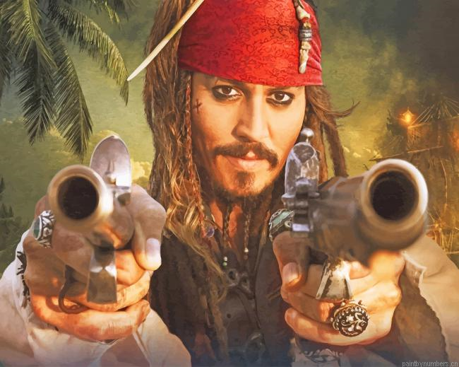 Captain Jack Sparrow The Pirate Movies Painting By Numberss.png