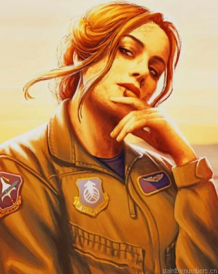Captain Marvel Animation Painting By Numbers.png