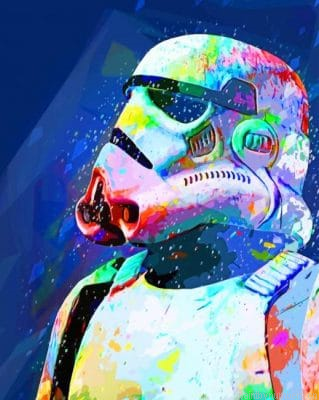 Captain Phasma Star Wars Colorful Painting By Numbers.png