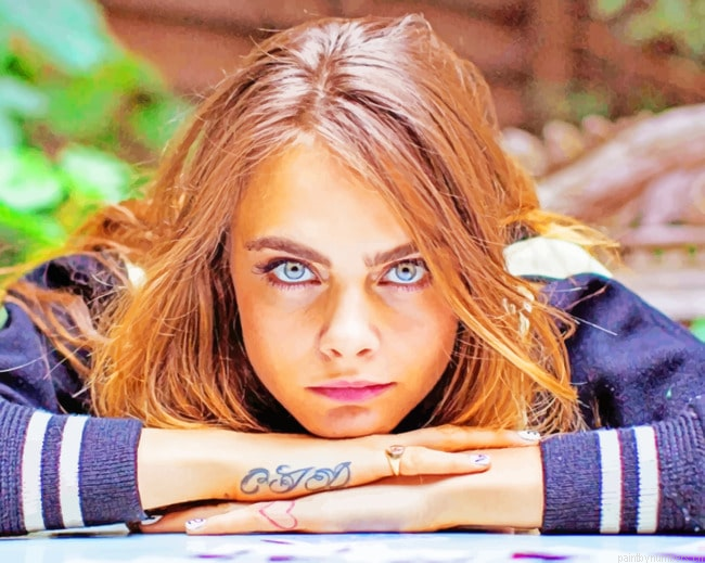 Cara Delevingne Actors Painting By Numberss.png