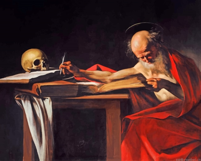 Caravaggio Saint Jerome Painting By Numbers.png