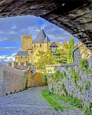 Carcassonne Palace France Painting By Numbers.png