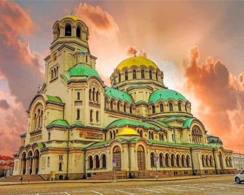 Cathedral Saint Aleksandar Nevski Painting By Numbers.png