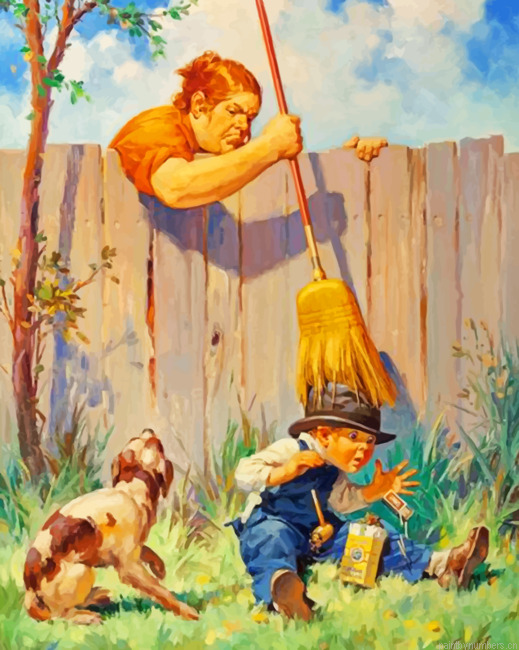 Caught Smoking Painting By Numbers.png