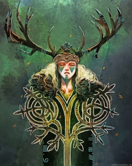 Celtic Goddess Painting By Numbers.png