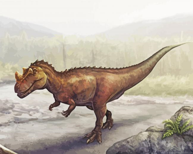 Ceratosaurus Art Painting By Numberss.png