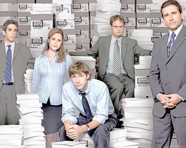 Characters The Office Movies Painting By Numberss.png