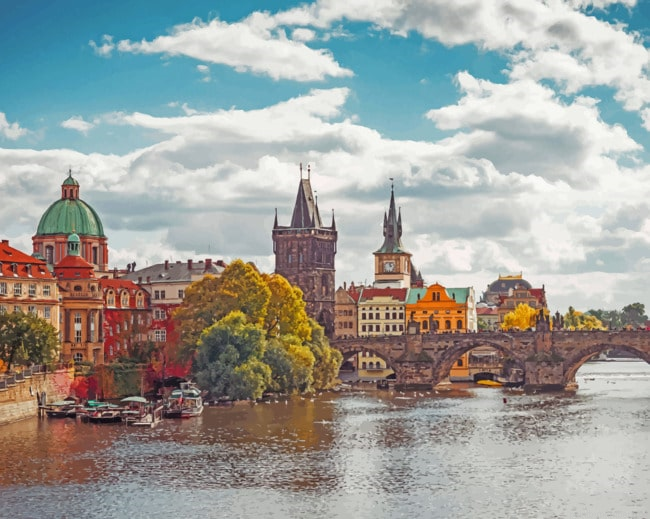Charles Bridge In Prague Cities Painting By Numberss.png