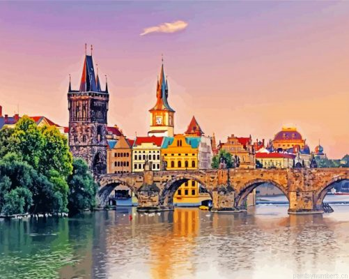 Charles Bridge Prague Painting By Numbers.png