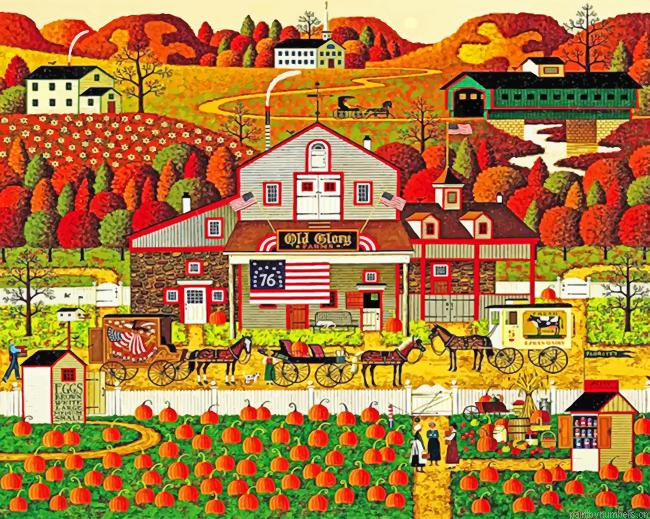 Charles Wysocki Old Gloory Farms Painting By Numbers.png