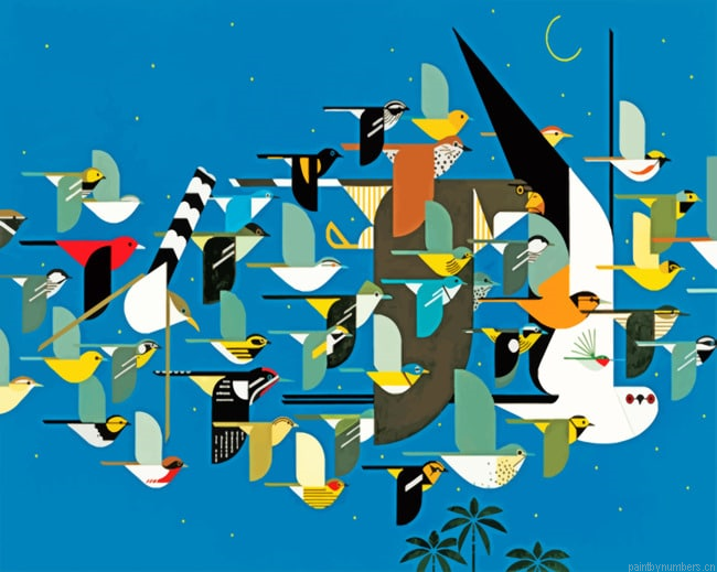 Charley Harper Art Painting By Numbers.png