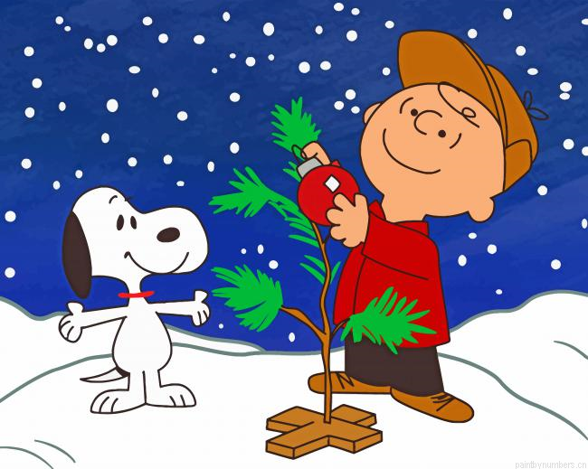 Charlie Brown Xmas Painting By Numbers.png