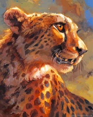 Cheetah Art Painting By Numbers.png
