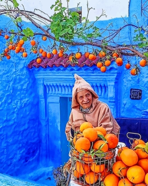 Chefchaouen The Blue Pearl Cities Painting By Numberss.png
