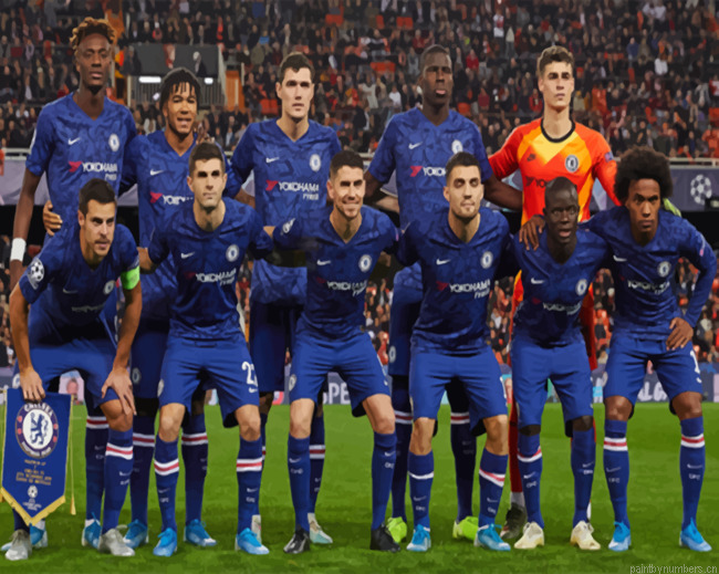 Chelsea Team Painting By Numbers.png