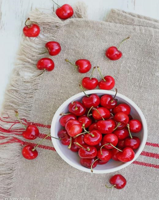Cherries Photography Fruits Painting By Numbers.png