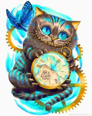 Cheshire Cat Cartoons And Animations Painting By Numberss.png