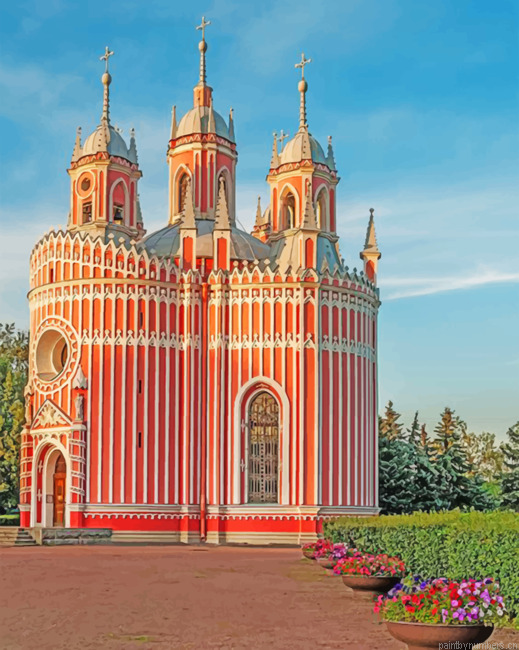 Chesme Church Buildings Painting By Numberss.png