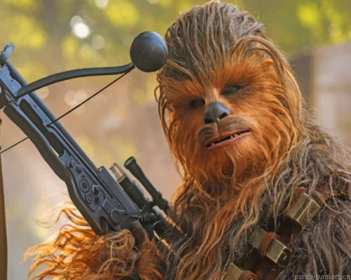 Chewbacca Star Wars Painting By Numbers.png