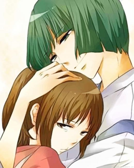 Chihiro And Haku In Love Animes Painting By Numberss.png