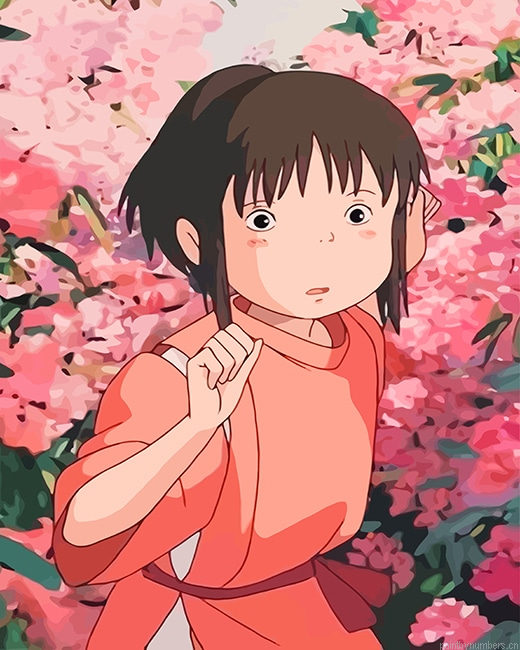 Chihiro Spirited Away Animes Painting By Numberss.png