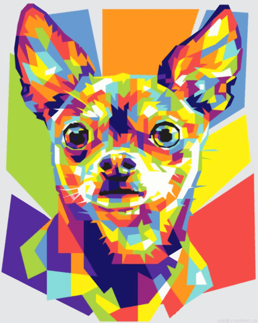 Chihuahua Pop Art Painting By Numberss.png