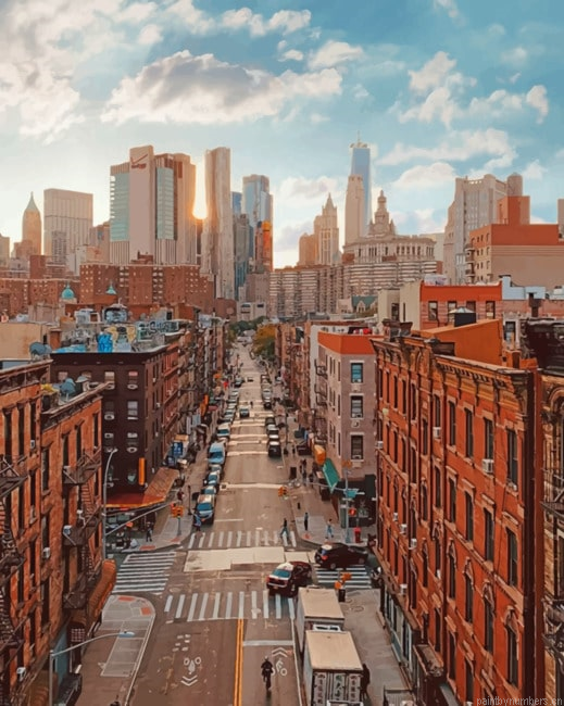 Chinatown New York City Painting By Numberss.png