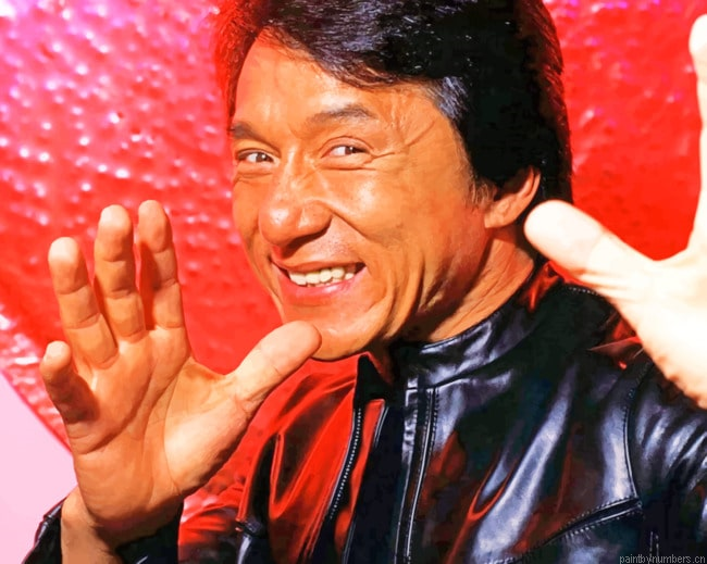 Chinese Actor Jackie Chan Painting By Numberss.png
