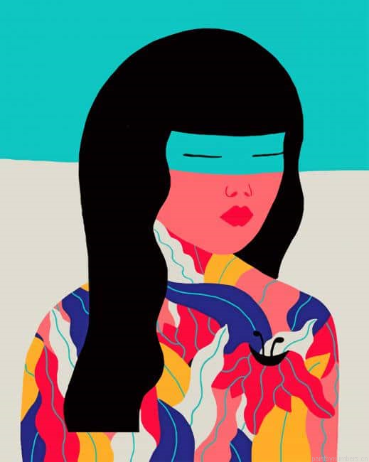 Chinese Girl Illustration Painting By Numberss.png