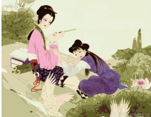 Chinese Mother And Daughter Painting By Numberss.png