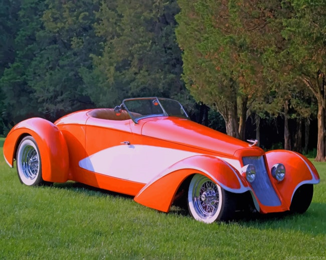 Chip Foose Boattail Speedster Cars Painting By Numberss.png
