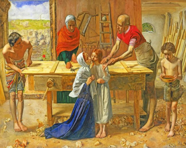 Christ In The House Of His Parents Painting By Numbers.png