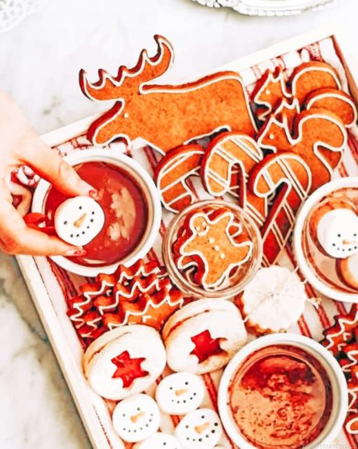 Christmas Food Painting By Numberss.png