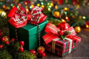 Christmas Gifts Still Life Painting By Numberss.png