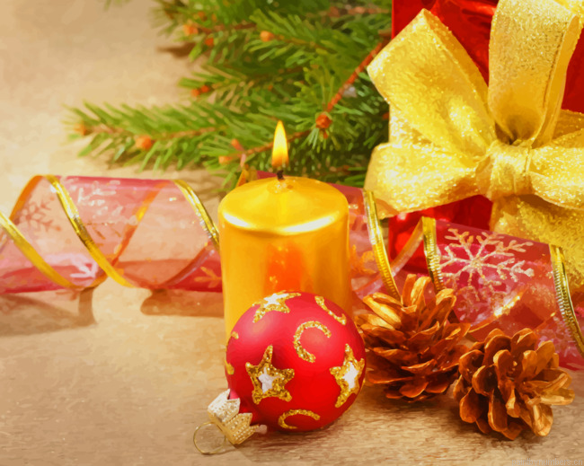 Christmas Holidays Decoration Painting By Numberss.png