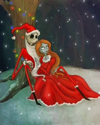 Christmas Jack And Sally Painting By Numbers.png